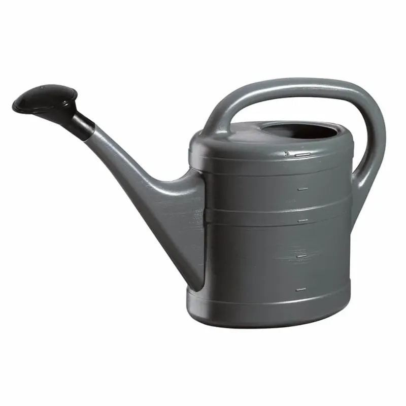 Gießkanne 5l, anthrazit, Kunststoff, Blumengießkanne, mit Brause Kostenloser Versand